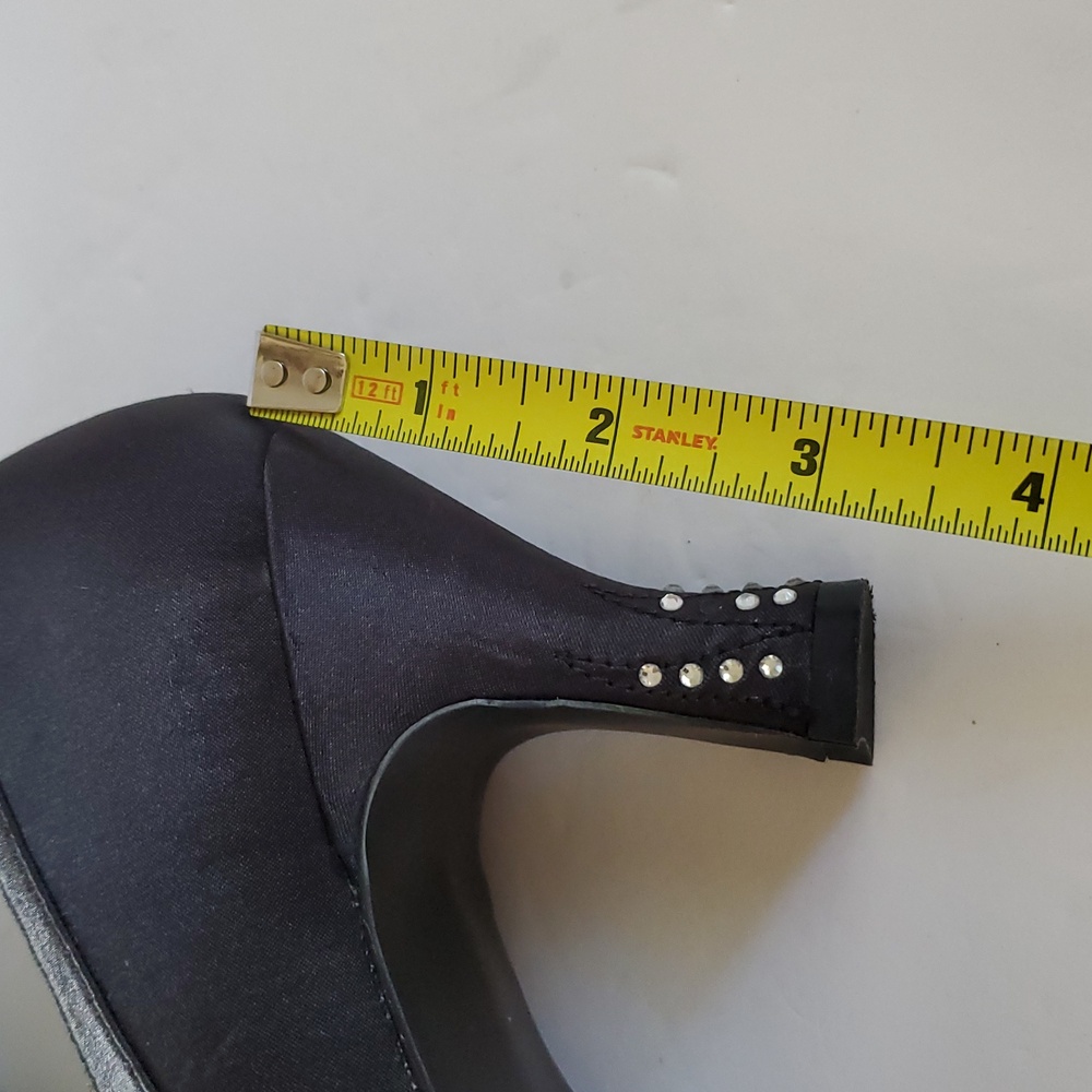 Funtasma Black Mary Jane Heels with Rhinestone Strap Size 10 - Picture 10 of 10